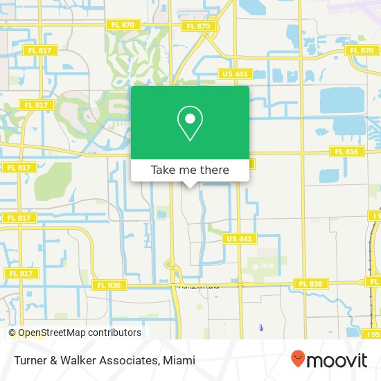 Mapa de Turner & Walker Associates