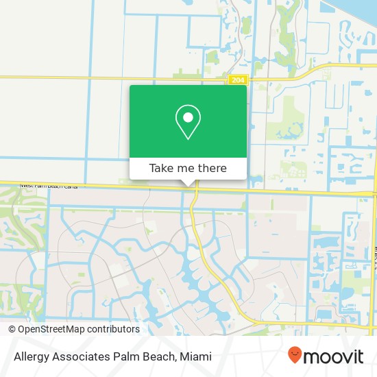 Allergy Associates Palm Beach map