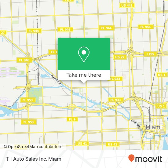 Mapa de T I Auto Sales Inc