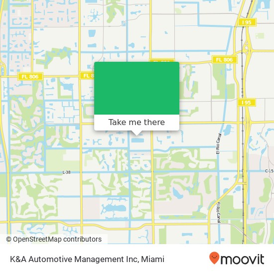 Mapa de K&A Automotive Management Inc