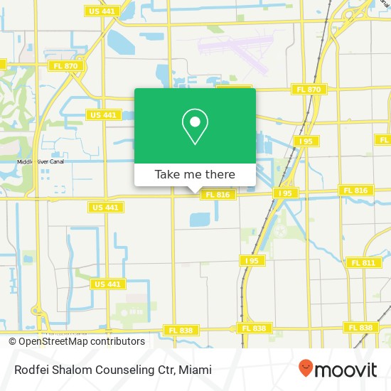 Mapa de Rodfei Shalom Counseling Ctr