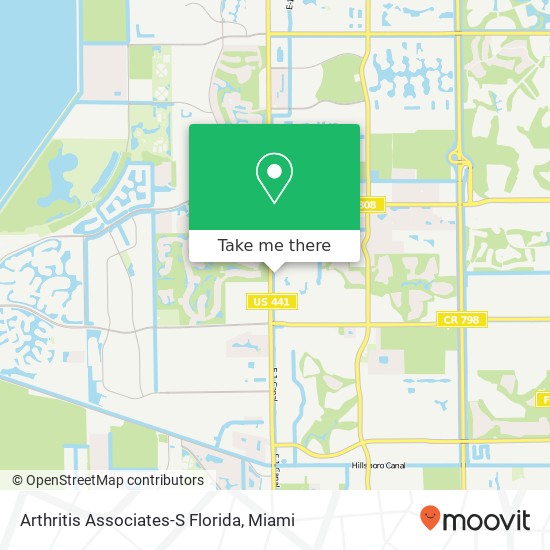 Mapa de Arthritis Associates-S Florida
