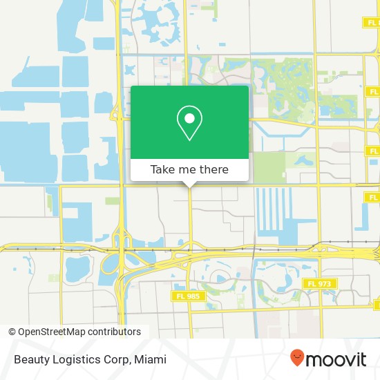 Beauty Logistics Corp map