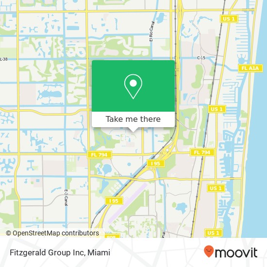 Fitzgerald Group Inc map