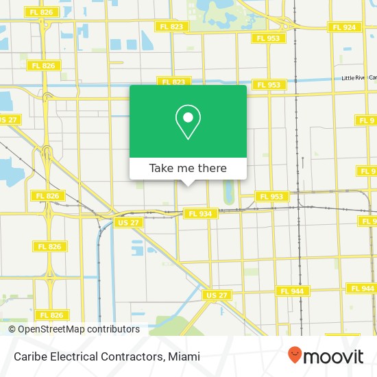 Mapa de Caribe Electrical Contractors