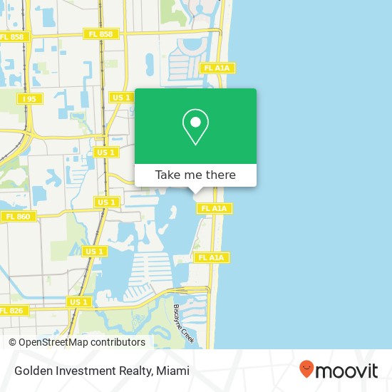 Golden Investment Realty map