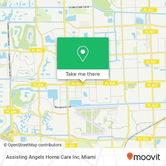 Assisting Angels Home Care Inc map