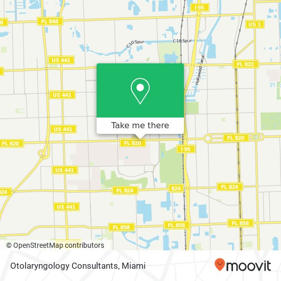 Otolaryngology Consultants map