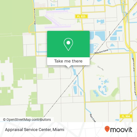 Appraisal Service Center map