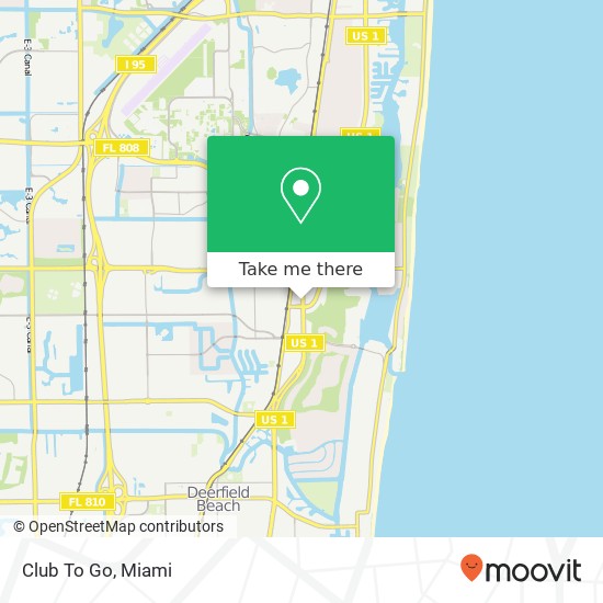 Club To Go map