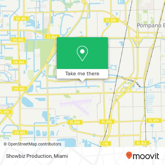 Mapa de Showbiz Production