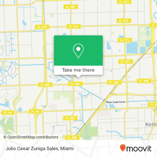 Julio Cesar Zuniga Sales map