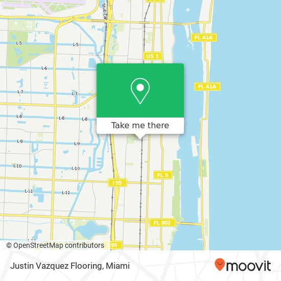 Justin Vazquez Flooring map