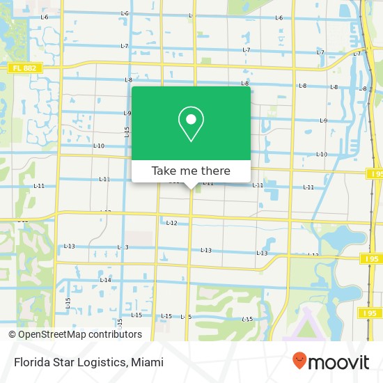 Mapa de Florida Star Logistics