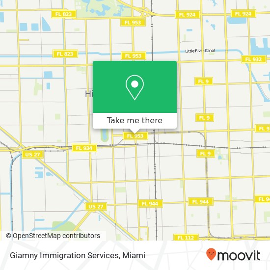 Mapa de Giamny Immigration Services