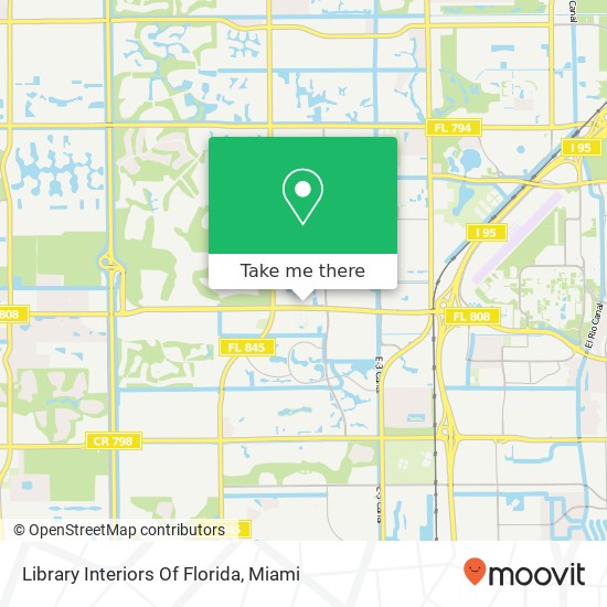 Mapa de Library Interiors Of Florida