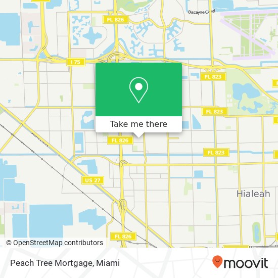 Mapa de Peach Tree Mortgage