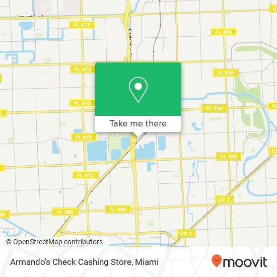 Armando's Check Cashing Store map