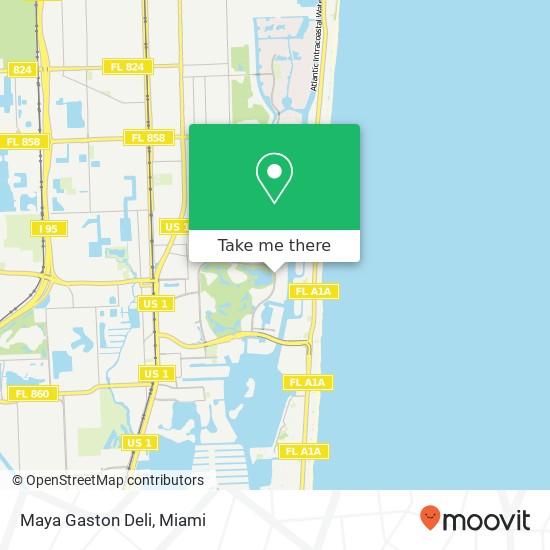 Mapa de Maya Gaston Deli
