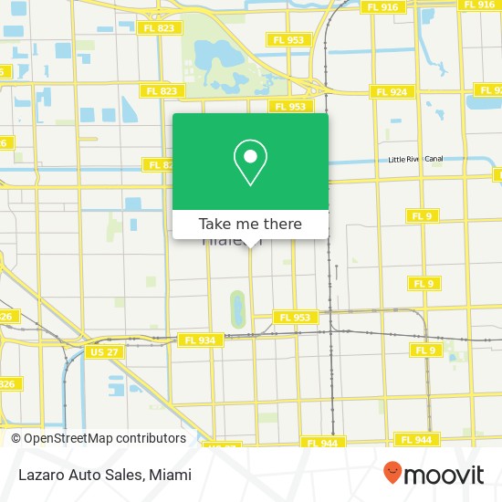 Lazaro Auto Sales map