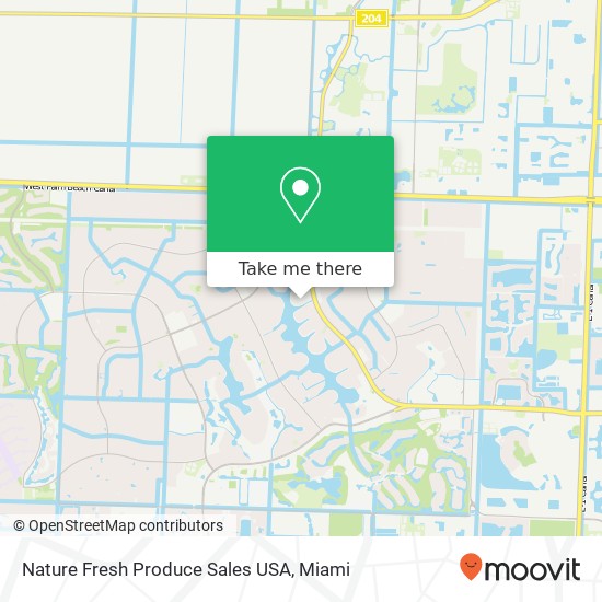 Mapa de Nature Fresh Produce Sales USA