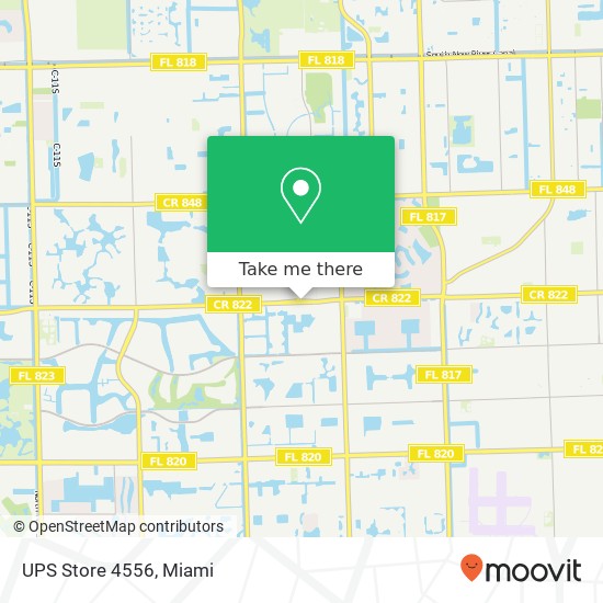UPS Store 4556 map