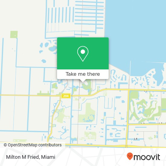 Milton M Fried map