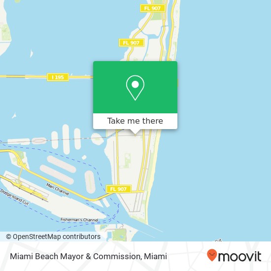 Miami Beach Mayor & Commission map