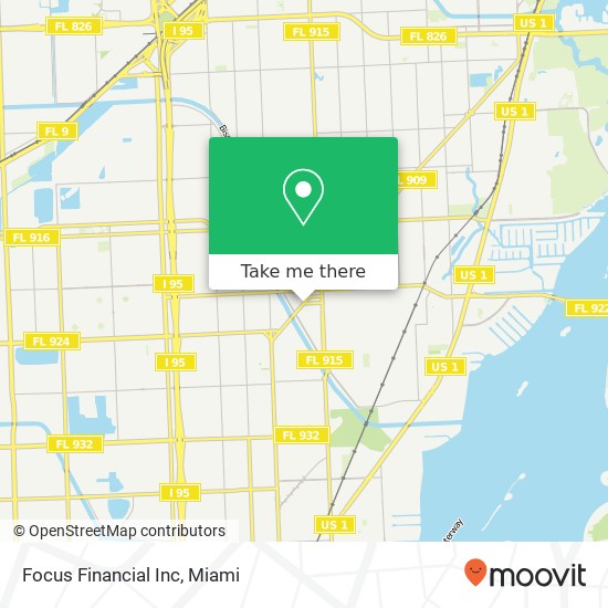 Focus Financial Inc map