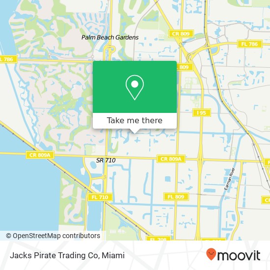 Mapa de Jacks Pirate Trading Co