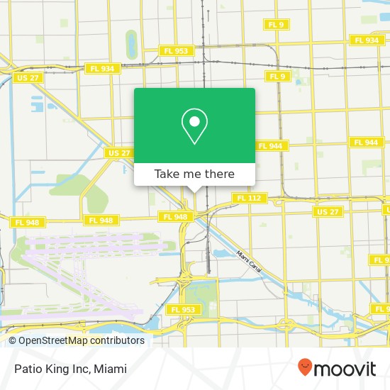 Mapa de Patio King Inc