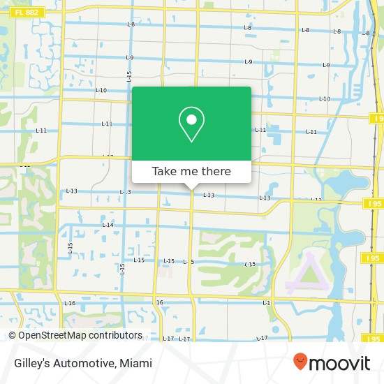 Gilley's Automotive map