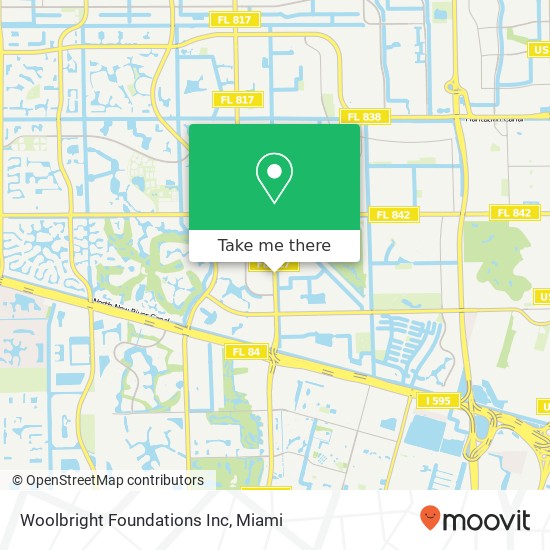 Mapa de Woolbright Foundations Inc