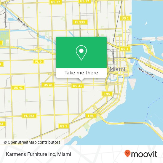 Karmens Furniture Inc map