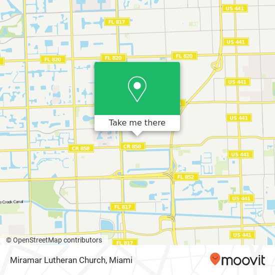 Miramar Lutheran Church map