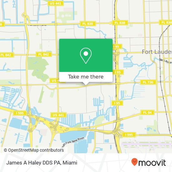 James A Haley DDS PA map