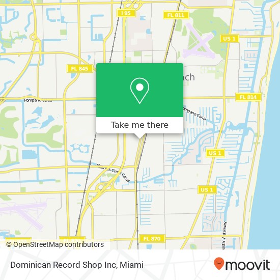Dominican Record Shop Inc map