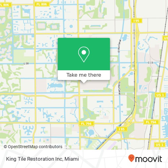 King Tile Restoration Inc map