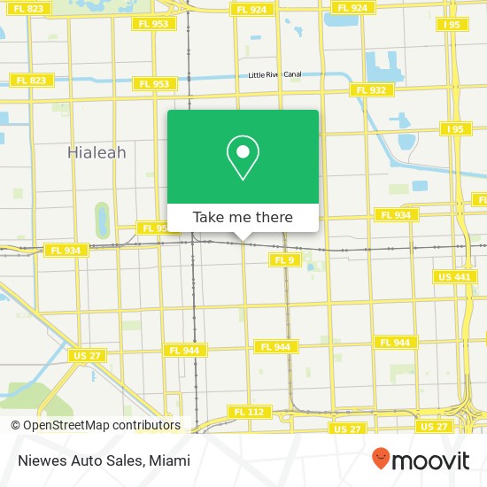 Niewes Auto Sales map
