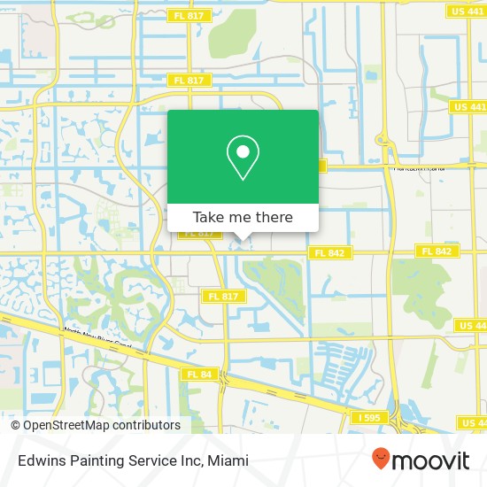 Mapa de Edwins Painting Service Inc