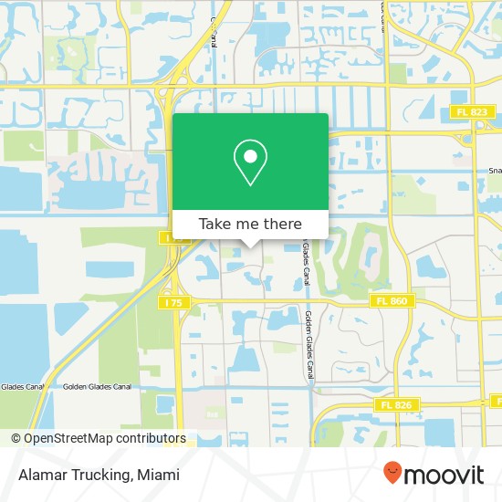 Alamar Trucking map