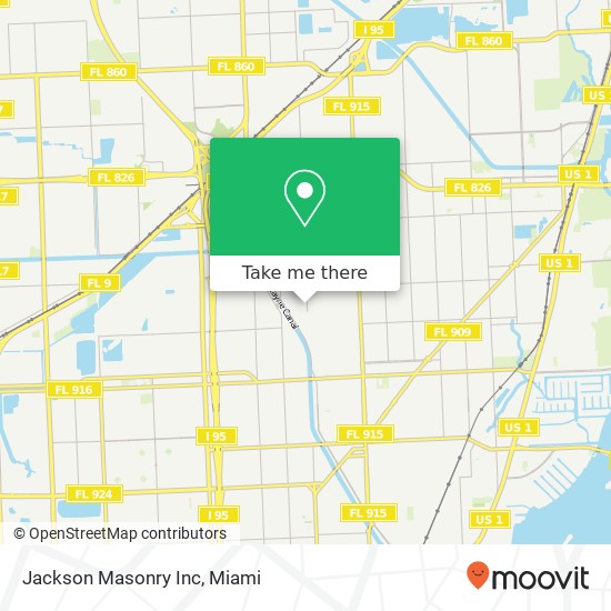 Jackson Masonry Inc map