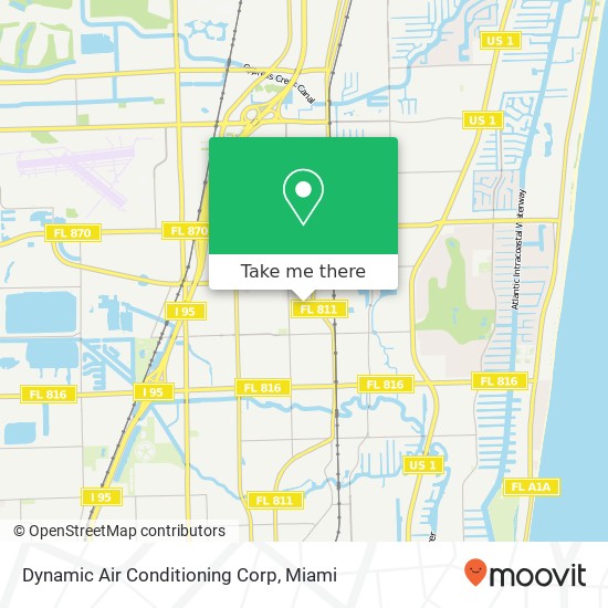 Mapa de Dynamic Air Conditioning Corp