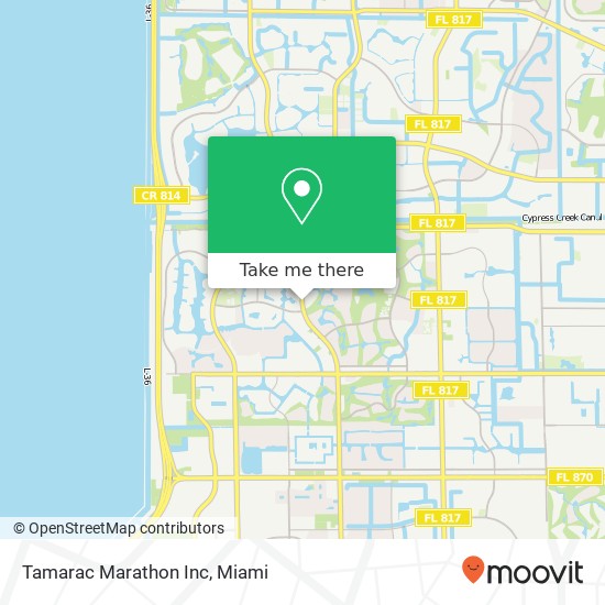 Mapa de Tamarac Marathon Inc