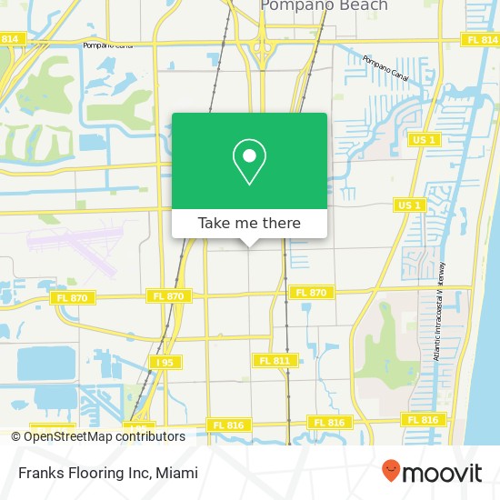 Franks Flooring Inc map