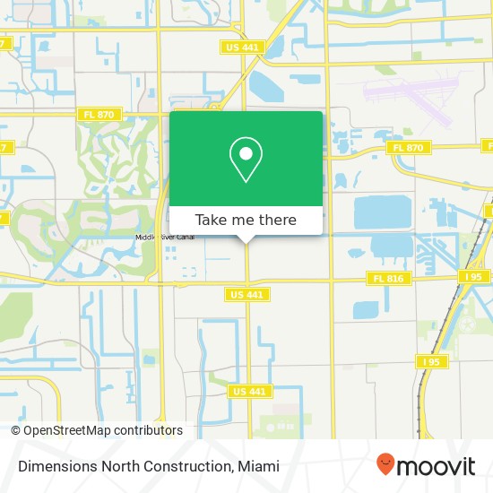 Mapa de Dimensions North Construction