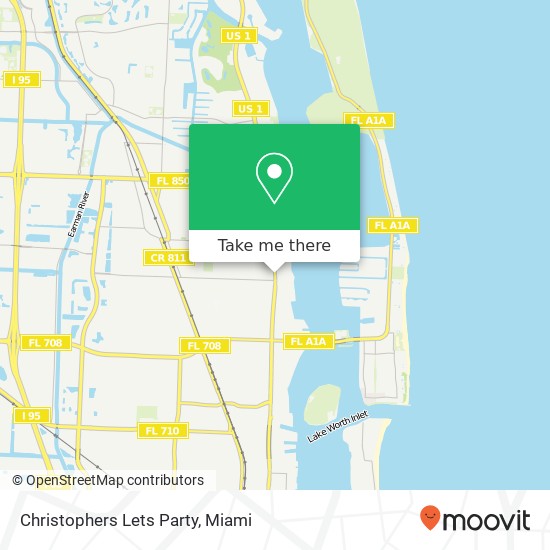Christophers Lets Party map