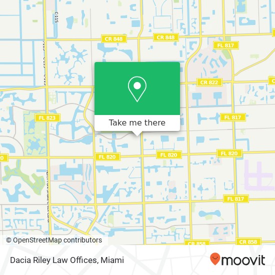 Mapa de Dacia Riley Law Offices