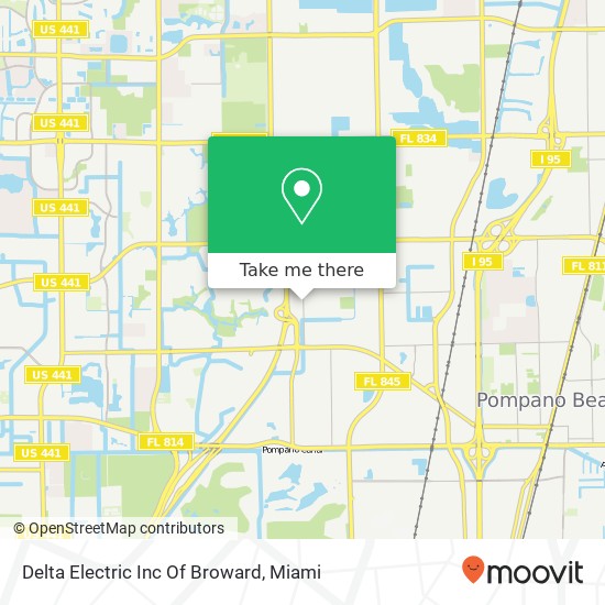 Delta Electric Inc Of Broward map