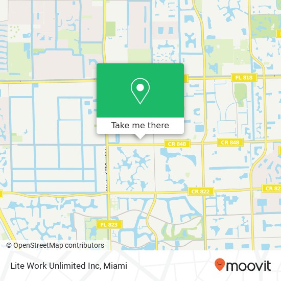 Mapa de Lite Work Unlimited Inc